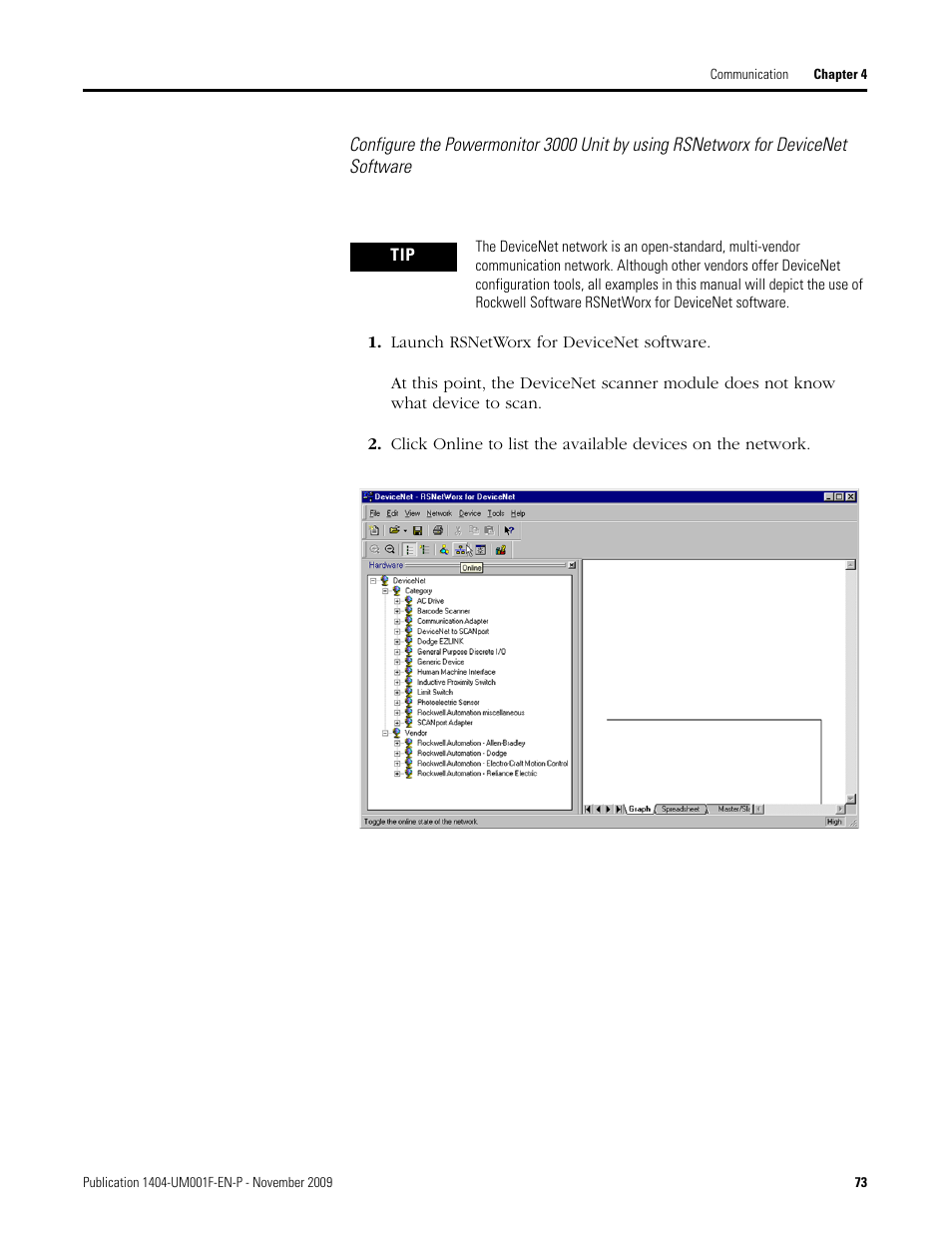 Rockwell Automation 1404-M4_M5_M6_M8 Powermonitor 3000 User Manual, Firmware rev. 3.0 or LATER User Manual | Page 73 / 356