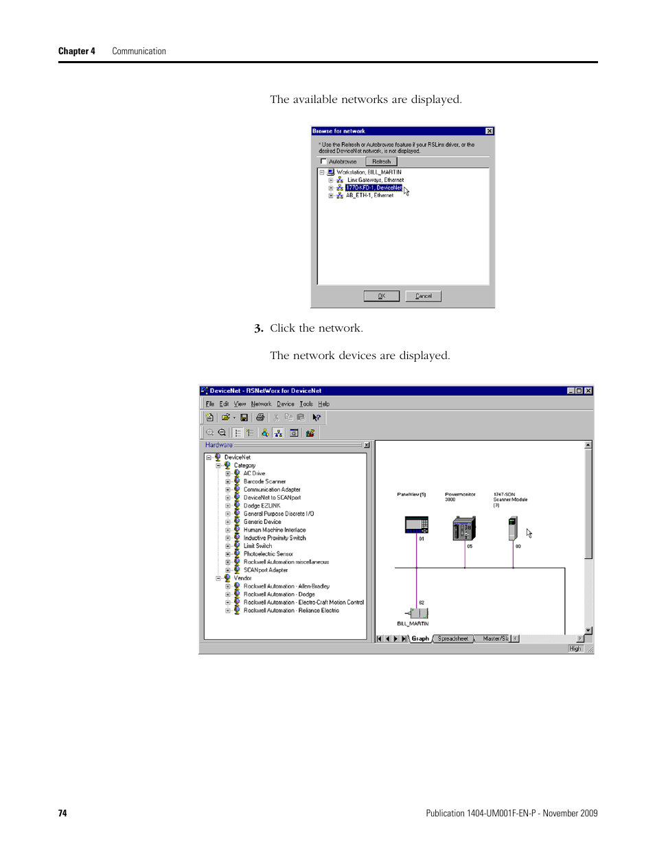 Rockwell Automation 1404-M4_M5_M6_M8 Powermonitor 3000 User Manual, Firmware rev. 3.0 or LATER User Manual | Page 74 / 356