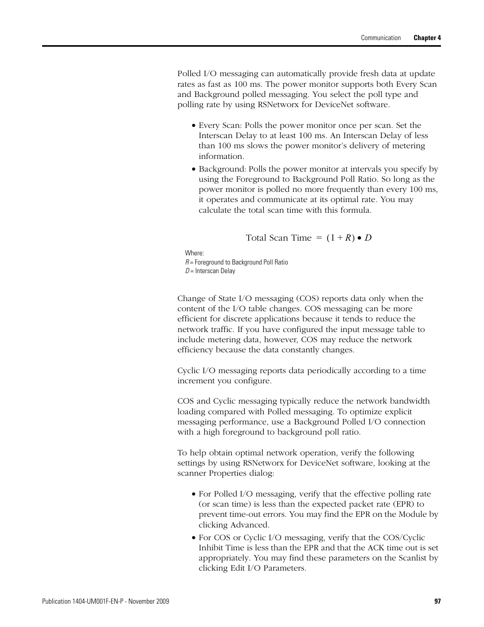 Rockwell Automation 1404-M4_M5_M6_M8 Powermonitor 3000 User Manual, Firmware rev. 3.0 or LATER User Manual | Page 97 / 356