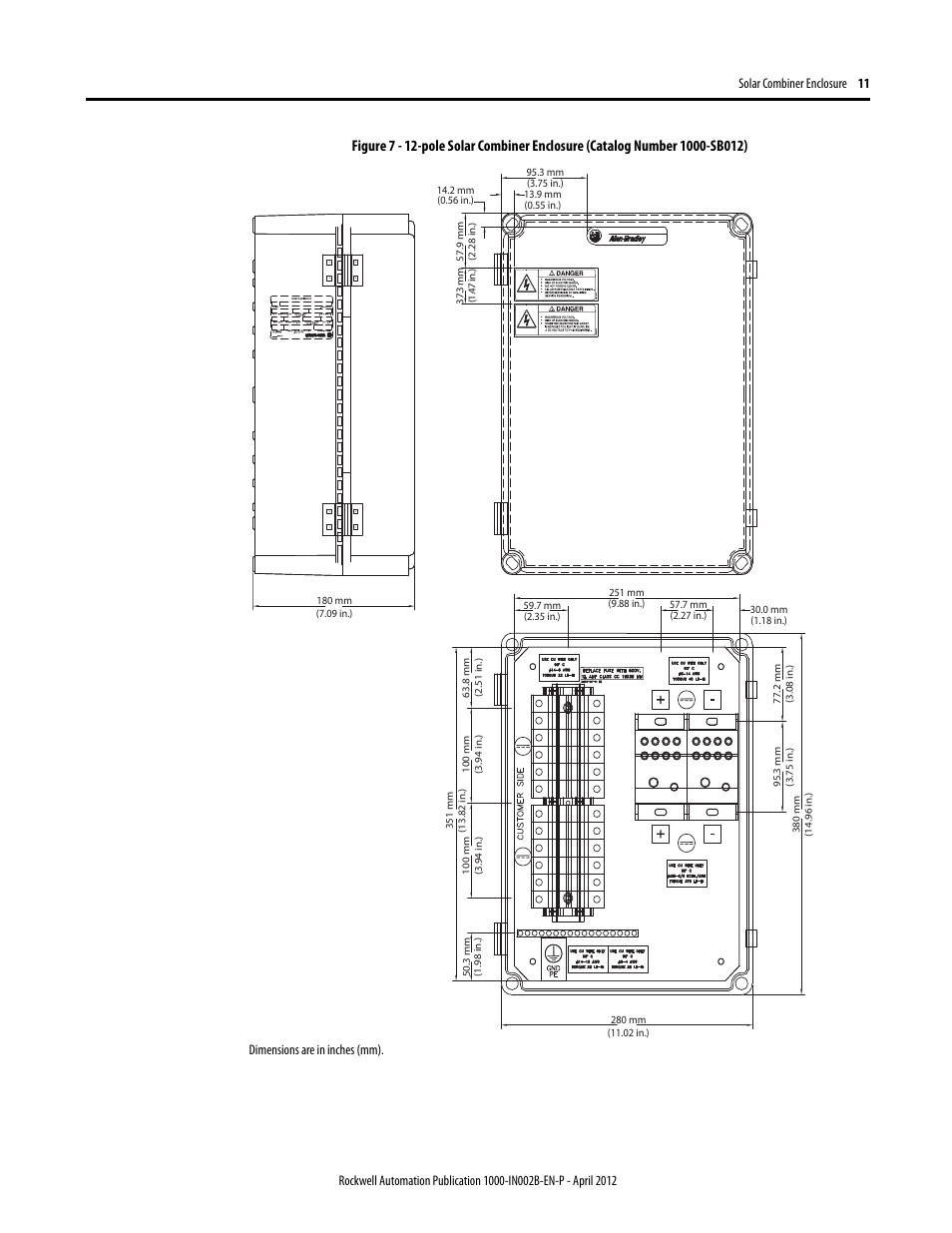 Rockwell Automation 1000-SB012 Solar Combination Enclosure User Manual | Page 11 / 12