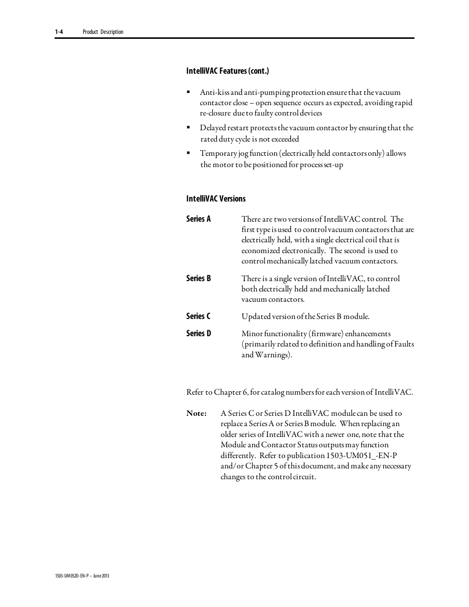 Rockwell Automation 1503 IntelliVAC Contactor Control Module - Series C and later User Manual | Page 8 / 53