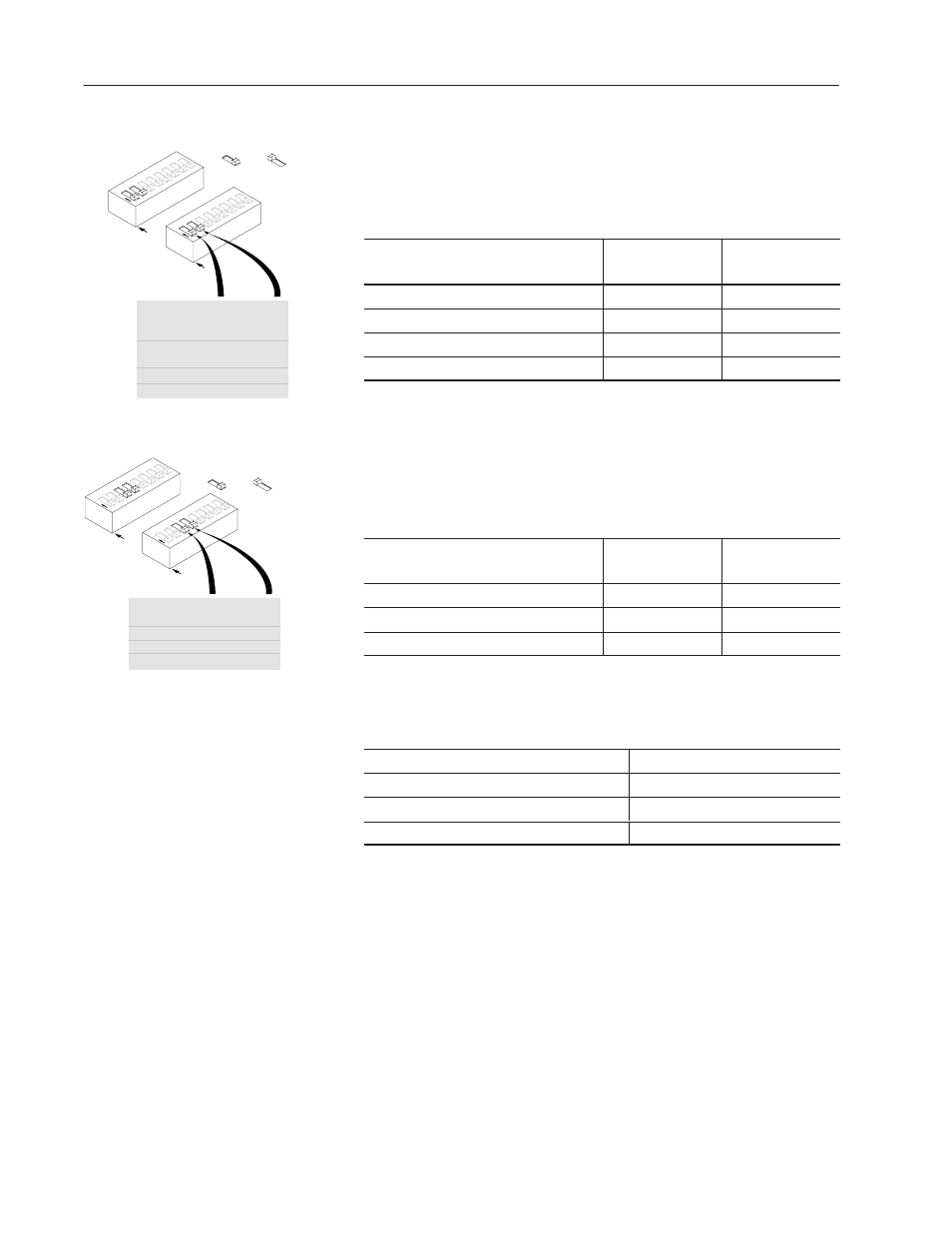 Setting your protocol, Setting your baud rate | Rockwell Automation 1336T PLC Comm. Adapter, Series B, FRN 2.xx-3.xx User Manual | Page 30 / 276