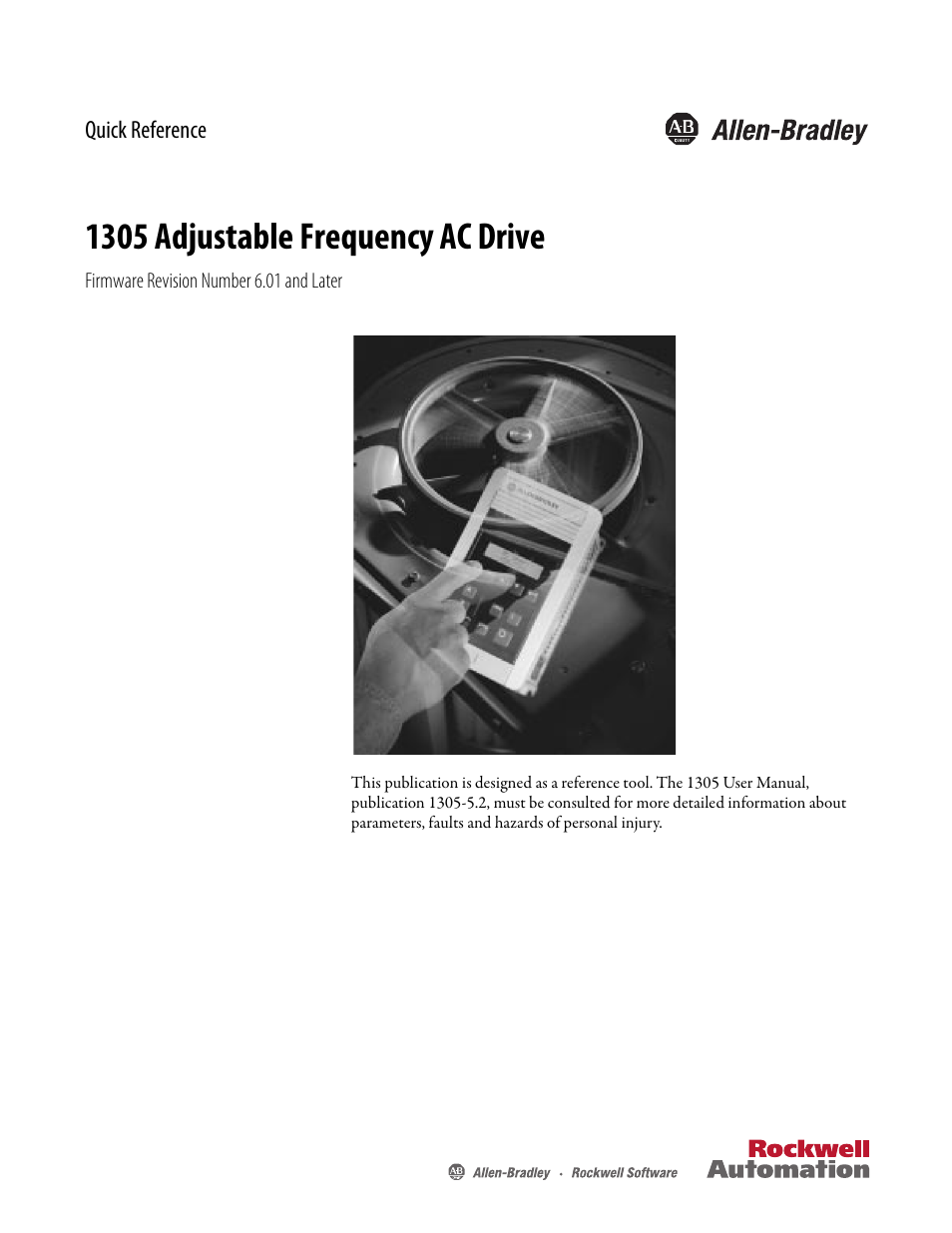 Rockwell Automation 1305 FRN. 6.XX Reference Guide User Manual | 8 pages