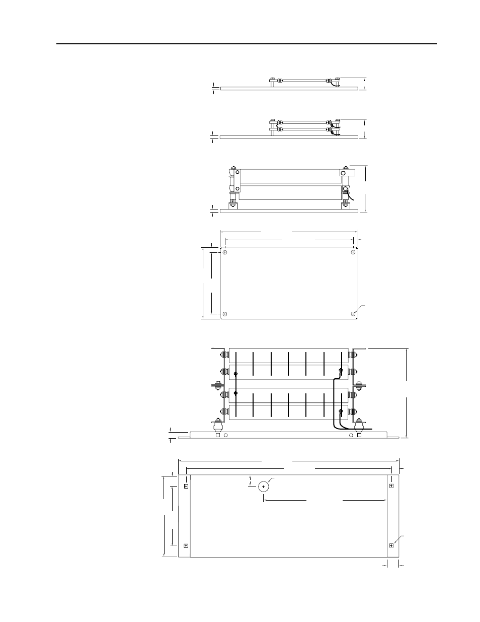 Resistor assembly dimensions | Rockwell Automation 1397 Open Chassis Dynamic Brake User Manual | Page 4 / 16
