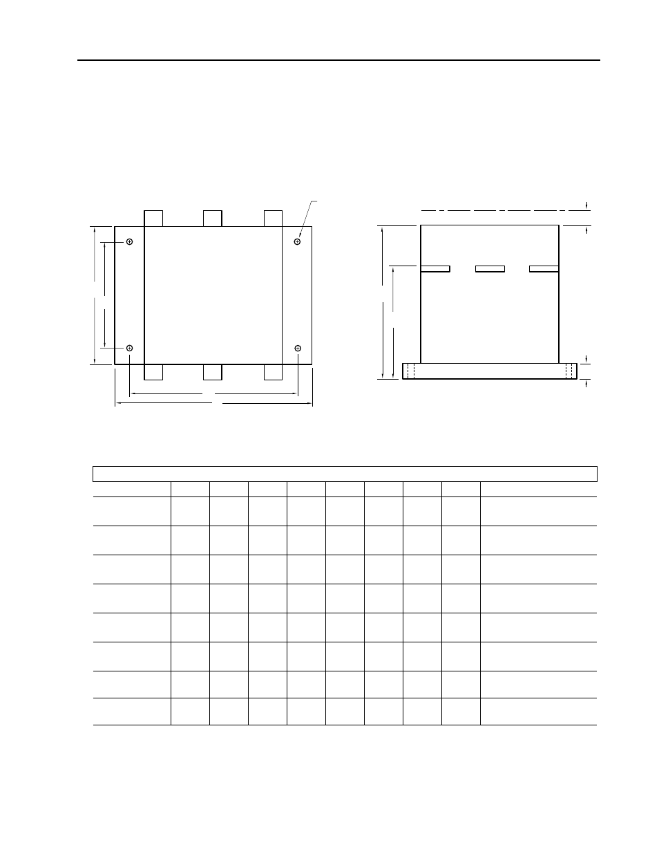 Contactor dimensions | Rockwell Automation 1397 Open Chassis Dynamic Brake User Manual | Page 5 / 16