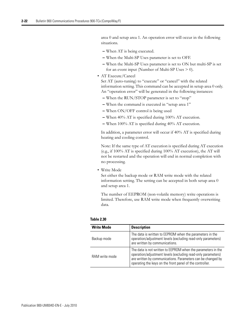 Rockwell Automation 900 Temperature Controller Communications Functions - Series B User Manual | Page 38 / 103