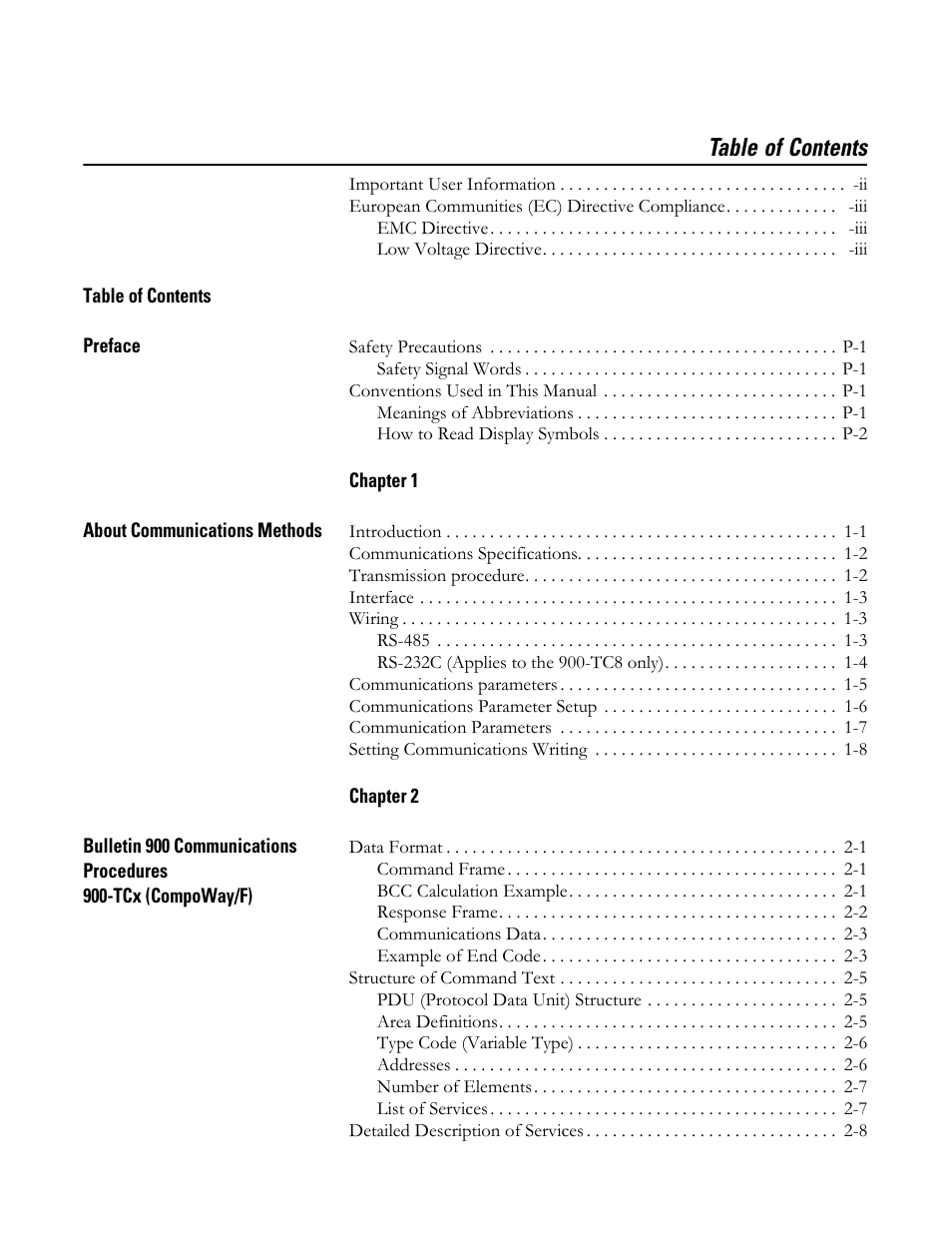 Rockwell Automation 900 Temperature Controller Communications Functions - Series B User Manual | Page 5 / 103