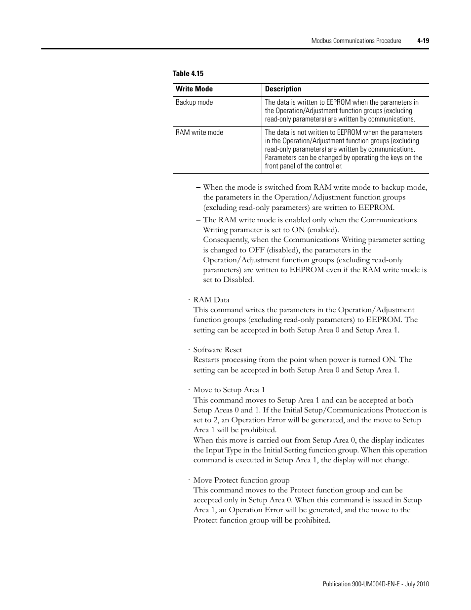 Rockwell Automation 900 Temperature Controller Communications Functions - Series B User Manual | Page 77 / 103
