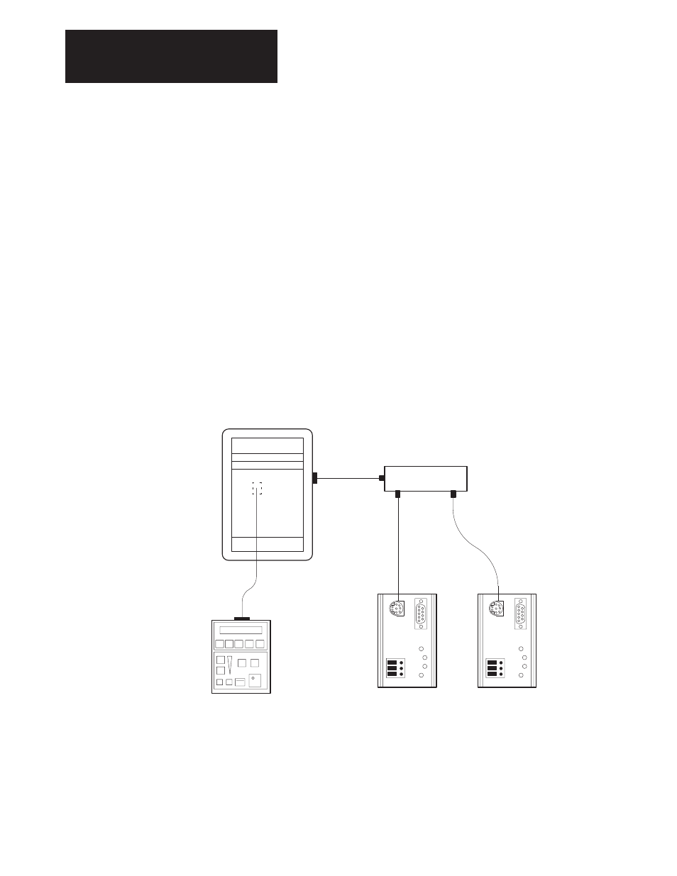 Scanport link connection | Rockwell Automation 1203 Serial Communications Module Series A User Manual | Page 32 / 68