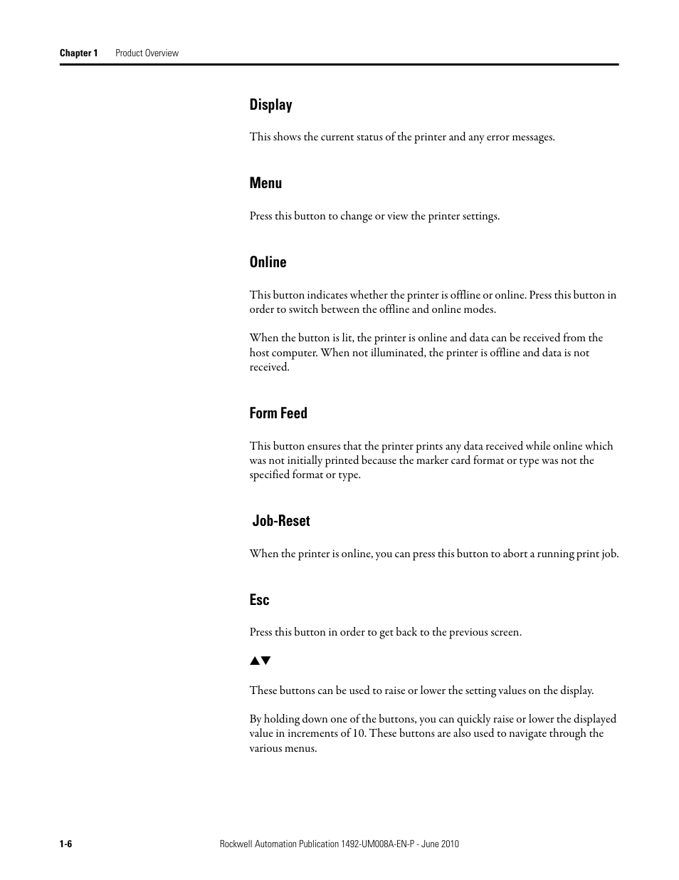 Rockwell Automation 1492-PRINT110_PRINT220 ClearMark Printer User Manual User Manual | Page 16 / 80