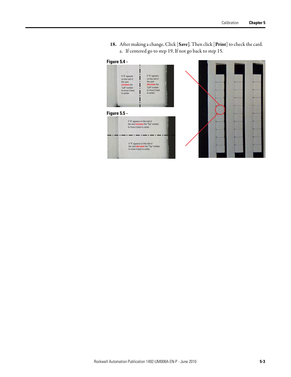 Figure 5.4 - figure 5.5 | Rockwell Automation 1492-PRINT110_PRINT220 ClearMark Printer User Manual User Manual | Page 51 / 80