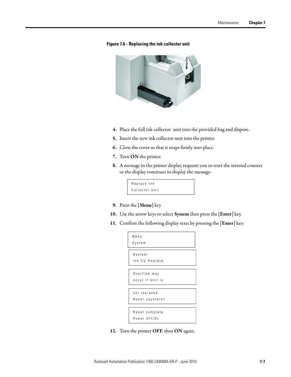 Rockwell Automation 1492-PRINT110_PRINT220 ClearMark Printer User Manual User Manual | Page 67 / 80