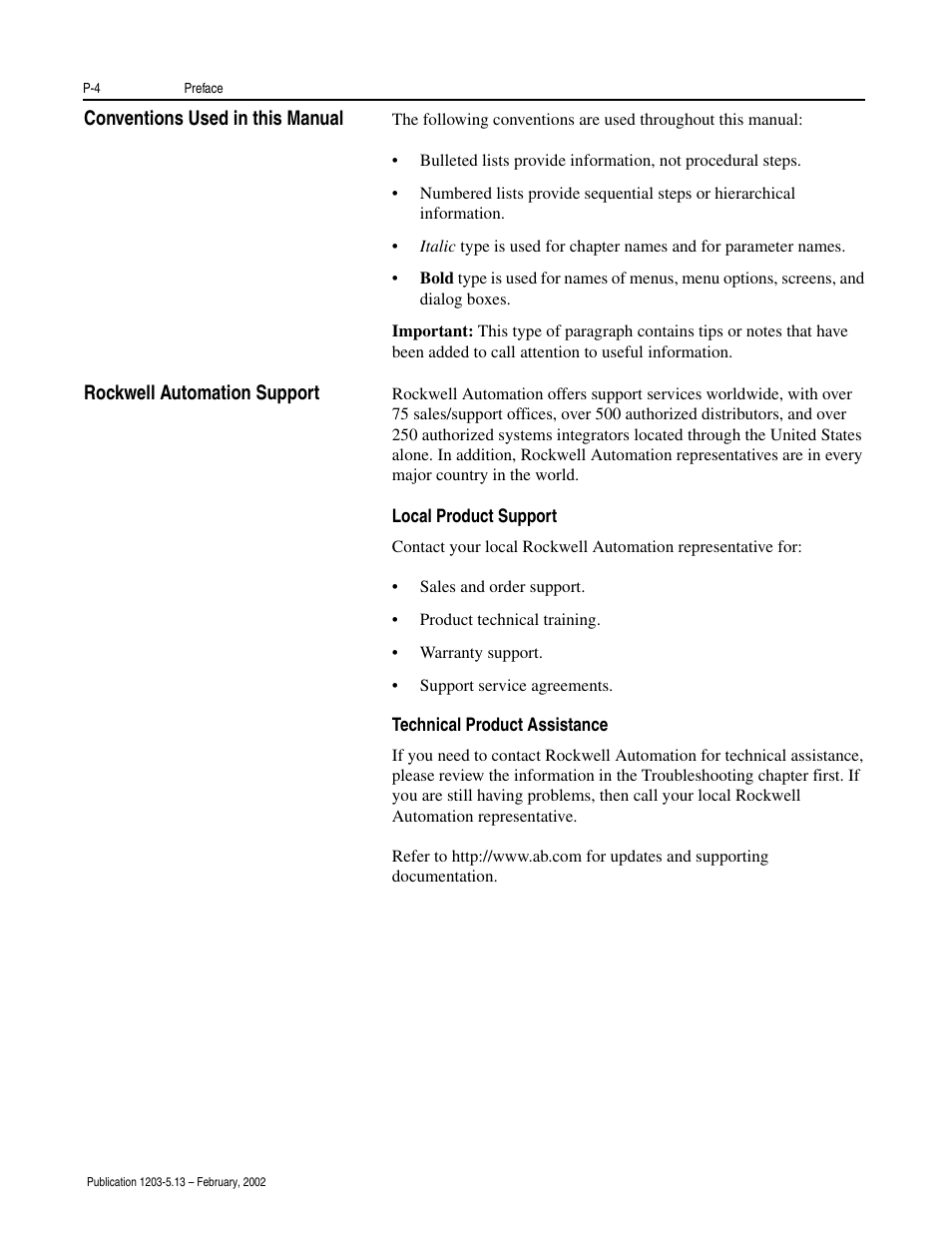 Rockwell Automation 1203-CN1 ControlNet Communications Module 1203-CN1 User Manual | Page 14 / 152