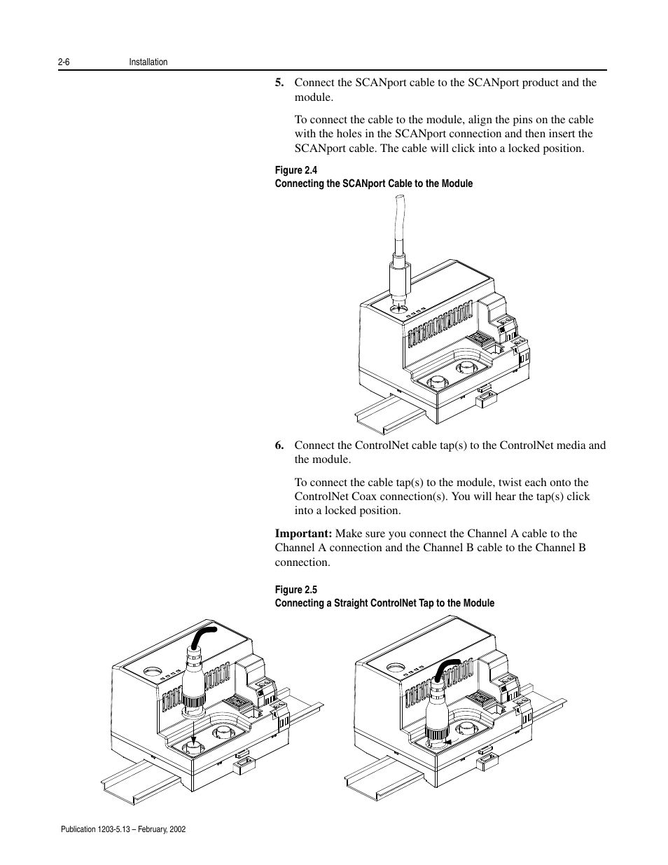 Rockwell Automation 1203-CN1 ControlNet Communications Module 1203-CN1 User Manual | Page 26 / 152