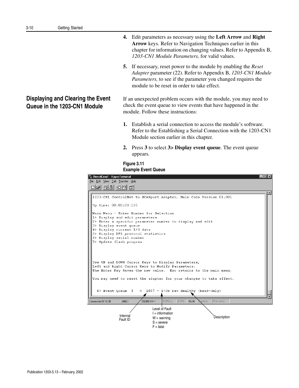 Rockwell Automation 1203-CN1 ControlNet Communications Module 1203-CN1 User Manual | Page 38 / 152