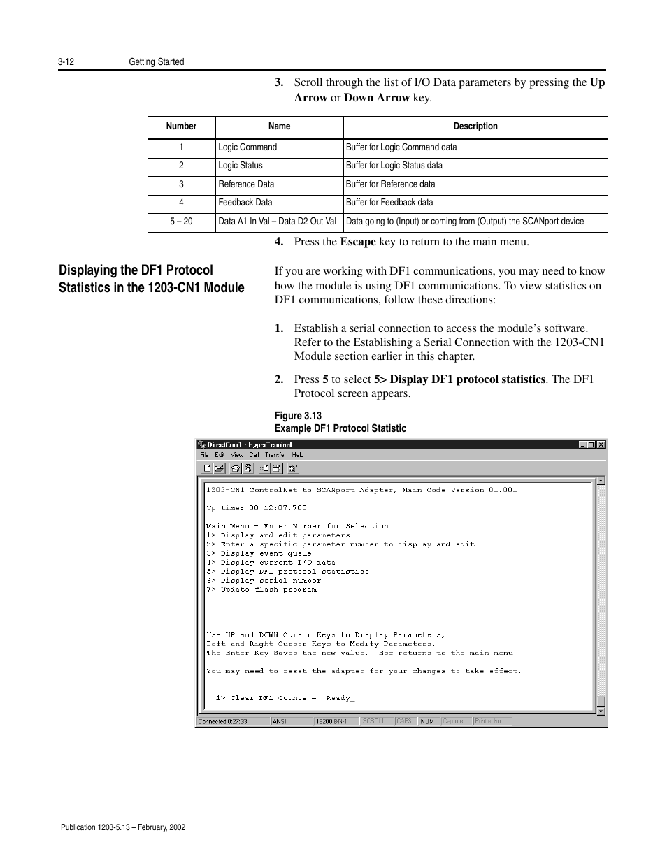 Rockwell Automation 1203-CN1 ControlNet Communications Module 1203-CN1 User Manual | Page 40 / 152