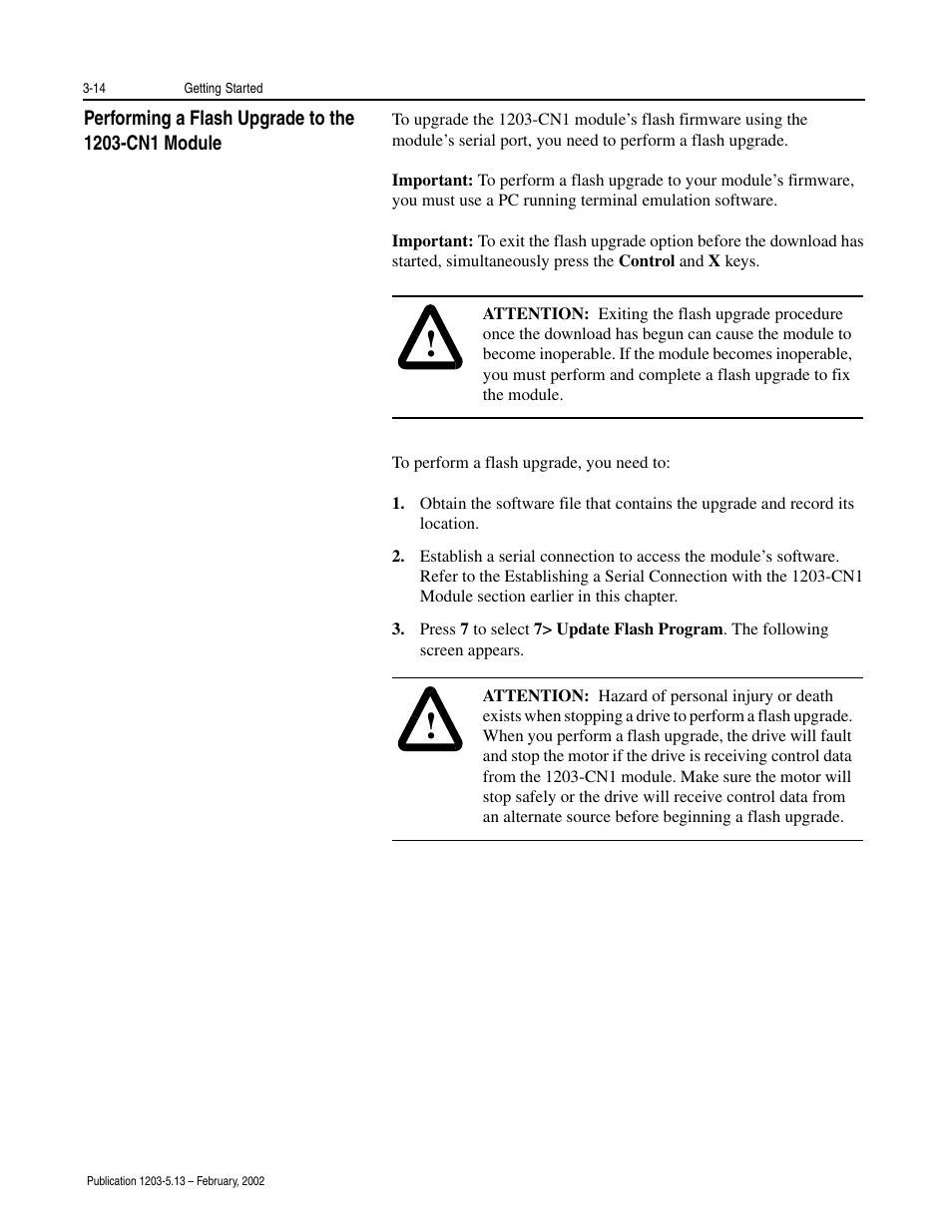 Rockwell Automation 1203-CN1 ControlNet Communications Module 1203-CN1 User Manual | Page 42 / 152