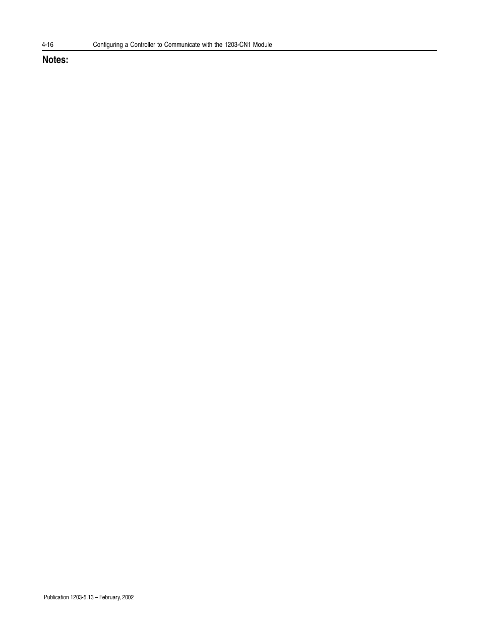 Rockwell Automation 1203-CN1 ControlNet Communications Module 1203-CN1 User Manual | Page 60 / 152