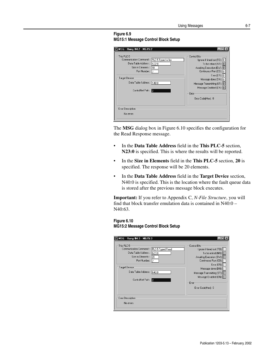 Rockwell Automation 1203-CN1 ControlNet Communications Module 1203-CN1 User Manual | Page 73 / 152