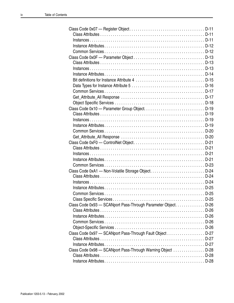 Rockwell Automation 1203-CN1 ControlNet Communications Module 1203-CN1 User Manual | Page 8 / 152