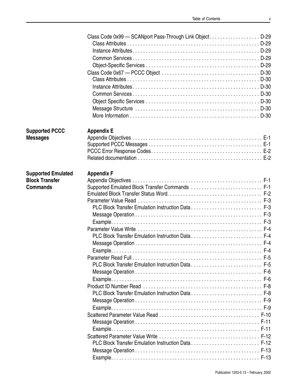 Rockwell Automation 1203-CN1 ControlNet Communications Module 1203-CN1 User Manual | Page 9 / 152