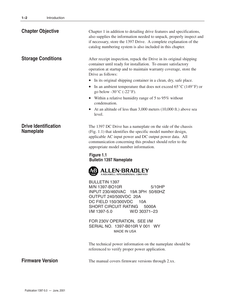 Rockwell Automation 1397 DC Drive Firmware 2.xx User Manual | Page 10 / 276