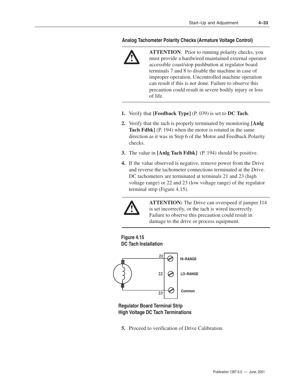 Rockwell Automation 1397 DC Drive Firmware 2.xx User Manual | Page 105 / 276