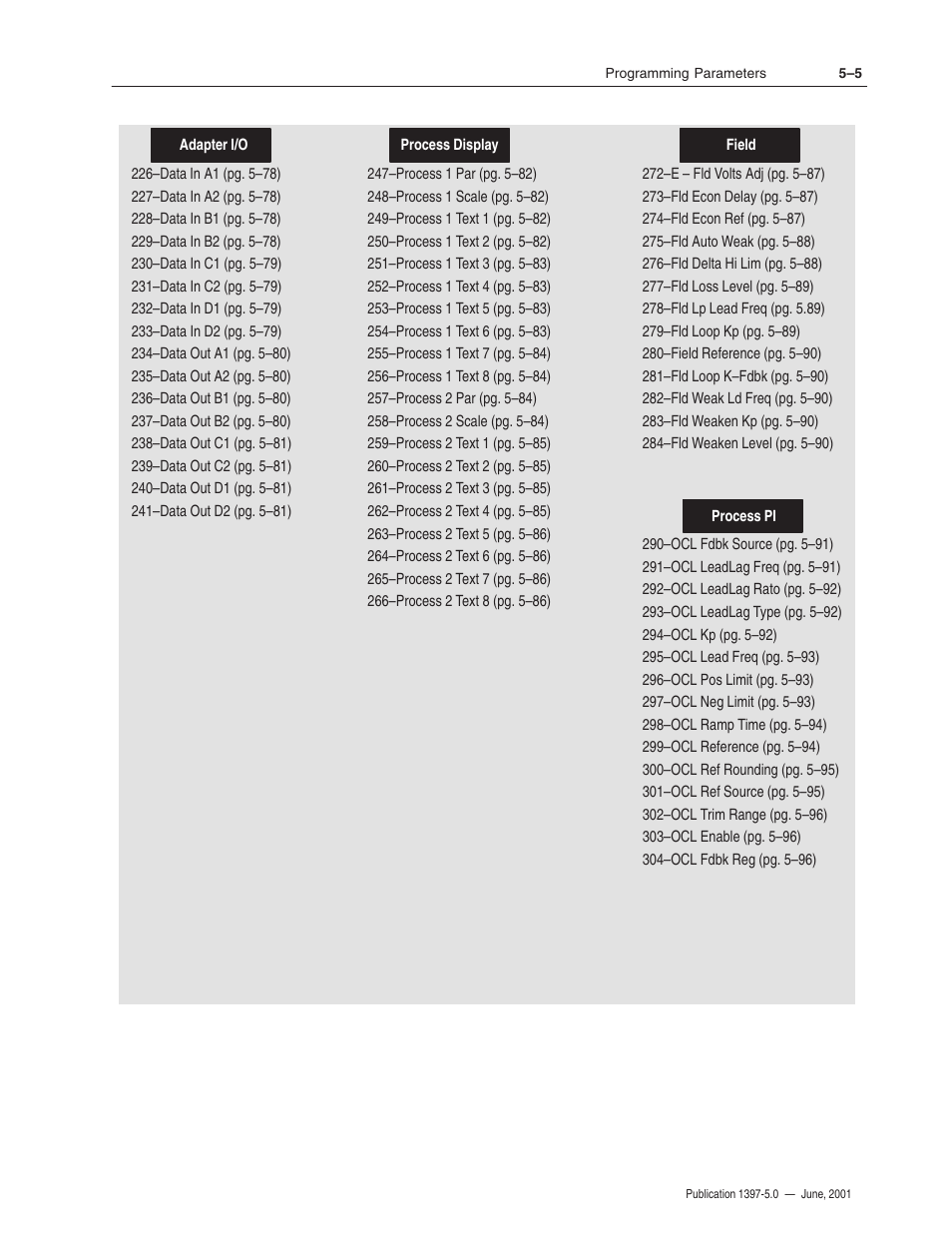 Rockwell Automation 1397 DC Drive Firmware 2.xx User Manual | Page 115 / 276