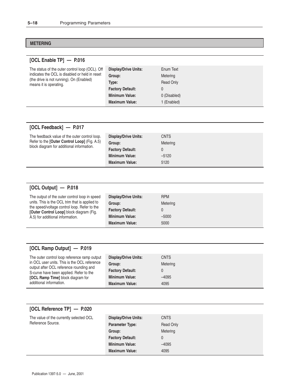 Rockwell Automation 1397 DC Drive Firmware 2.xx User Manual | Page 128 / 276