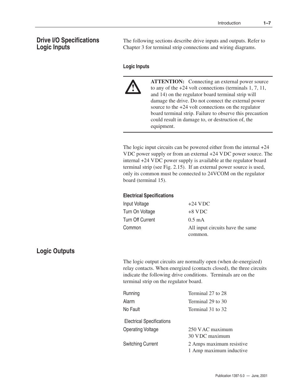 Rockwell Automation 1397 DC Drive Firmware 2.xx User Manual | Page 15 / 276