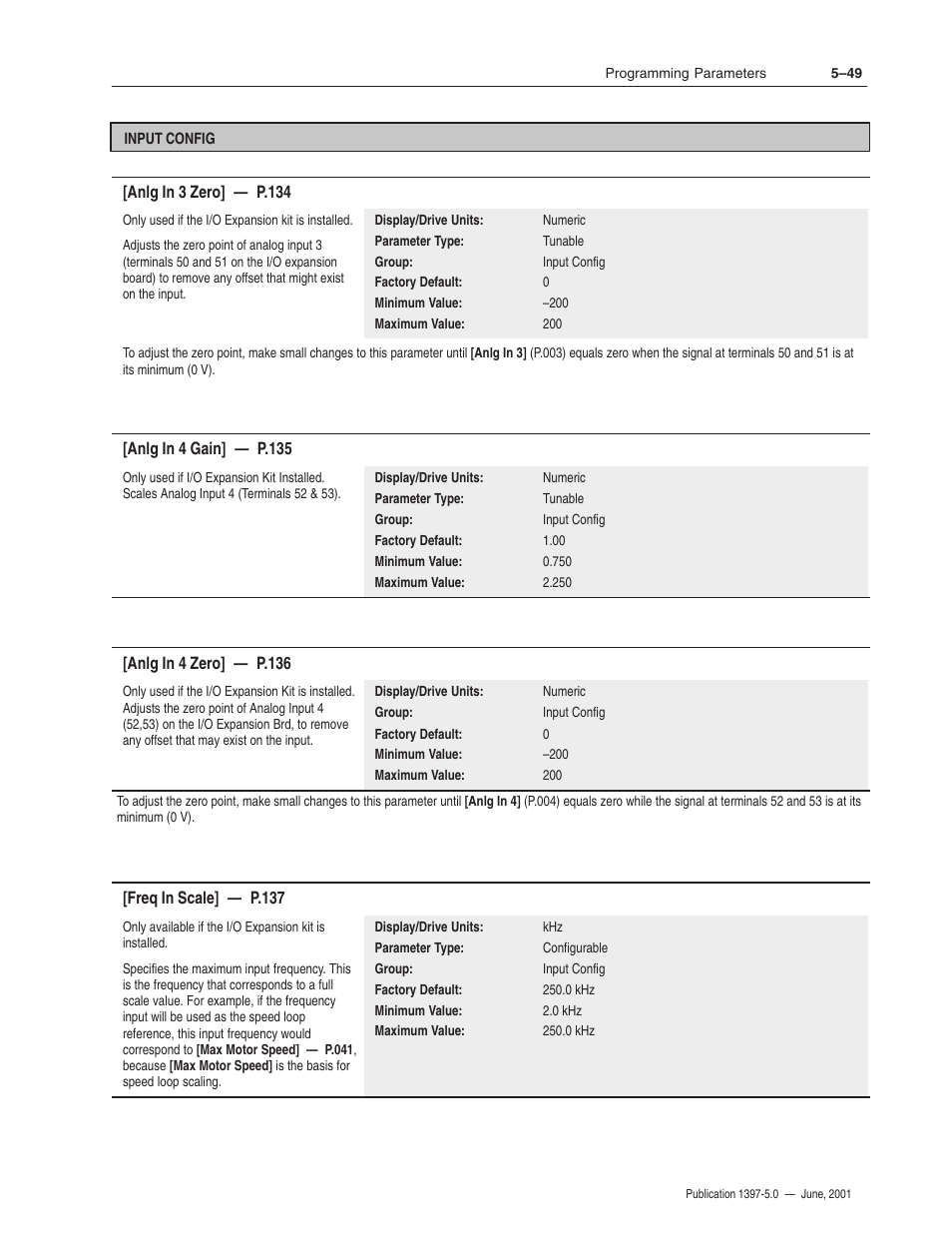 Rockwell Automation 1397 DC Drive Firmware 2.xx User Manual | Page 159 / 276