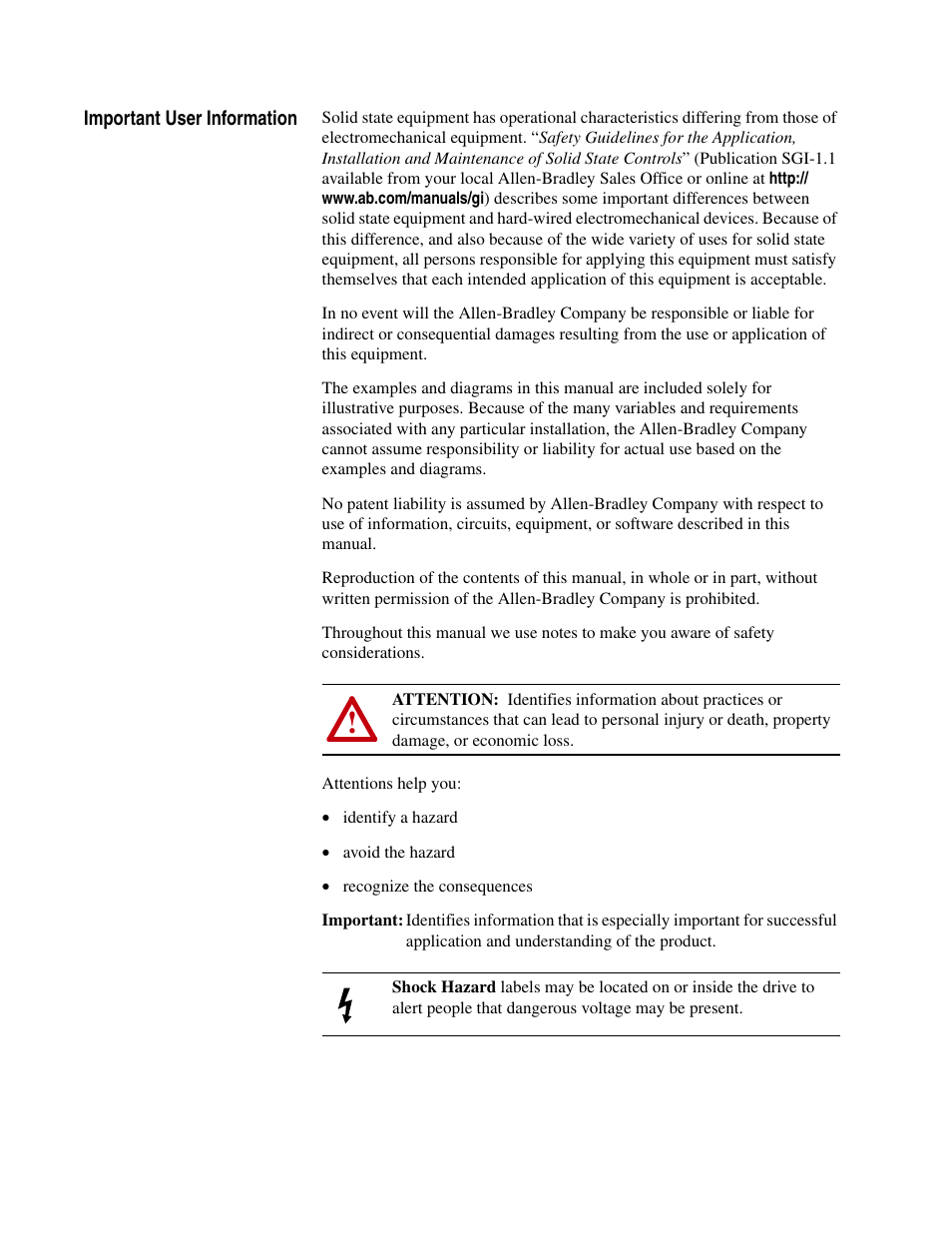 Rockwell Automation 1397 DC Drive Firmware 2.xx User Manual | Page 2 / 276