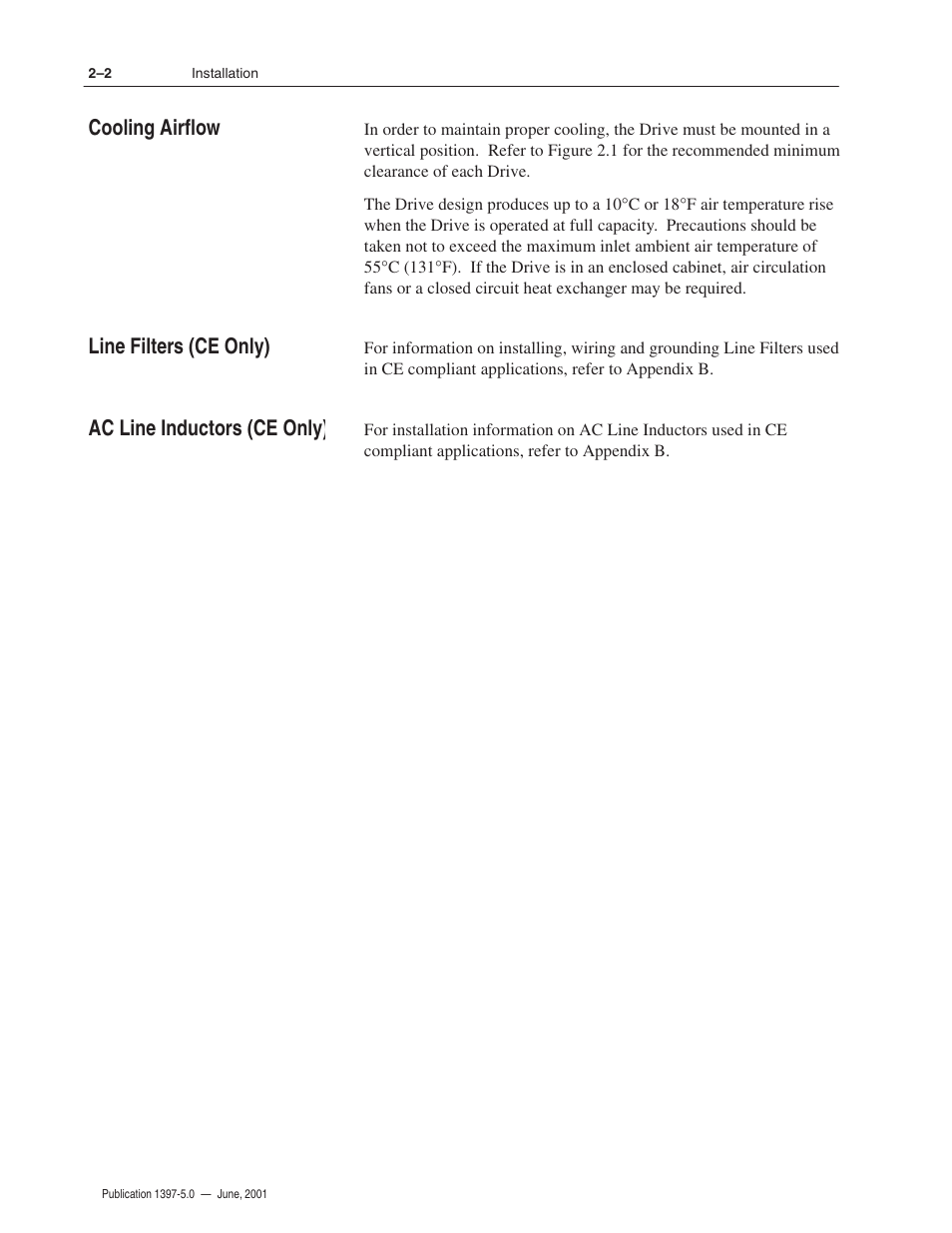Rockwell Automation 1397 DC Drive Firmware 2.xx User Manual | Page 20 / 276