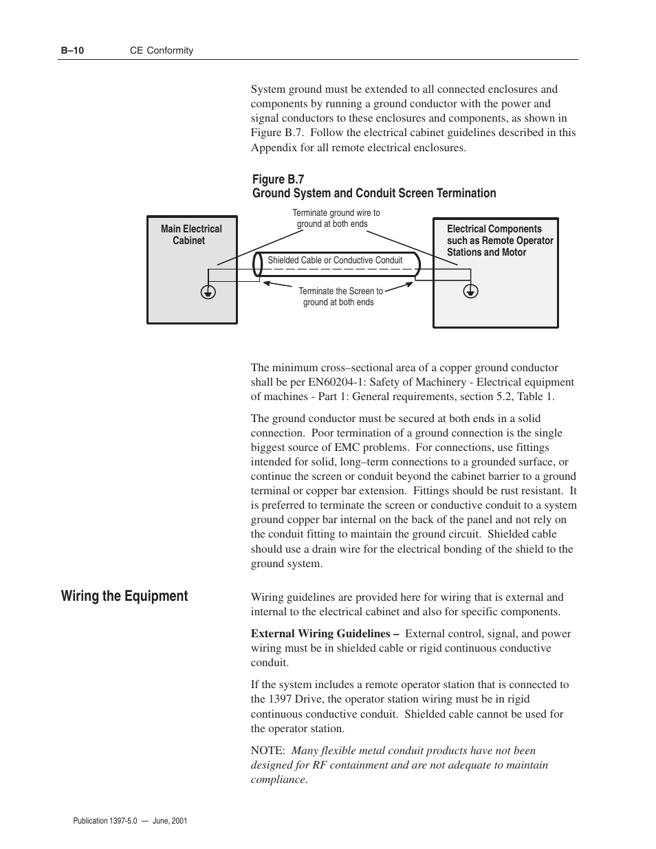 Wiring the equipment | Rockwell Automation 1397 DC Drive Firmware 2.xx User Manual | Page 242 / 276
