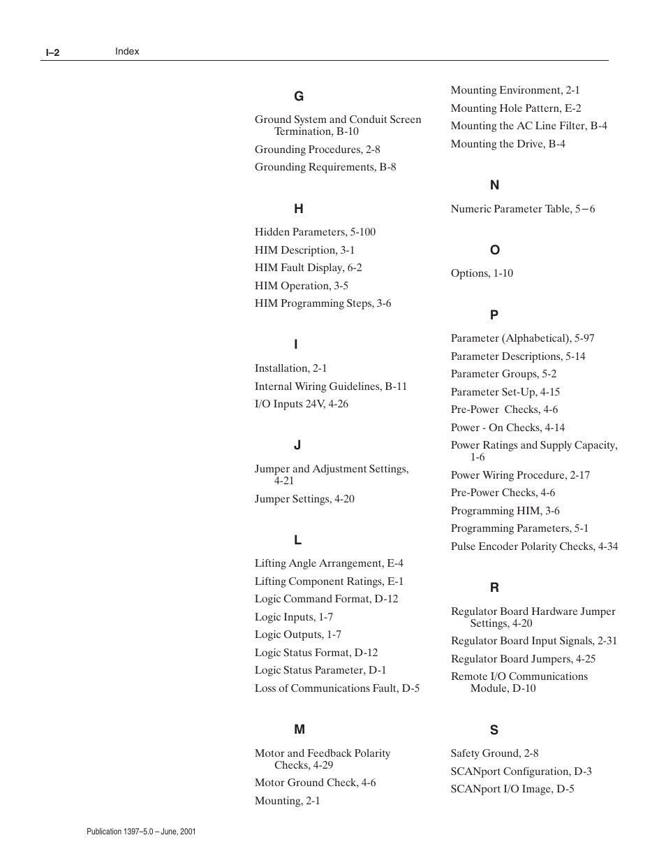 Rockwell Automation 1397 DC Drive Firmware 2.xx User Manual | Page 272 / 276