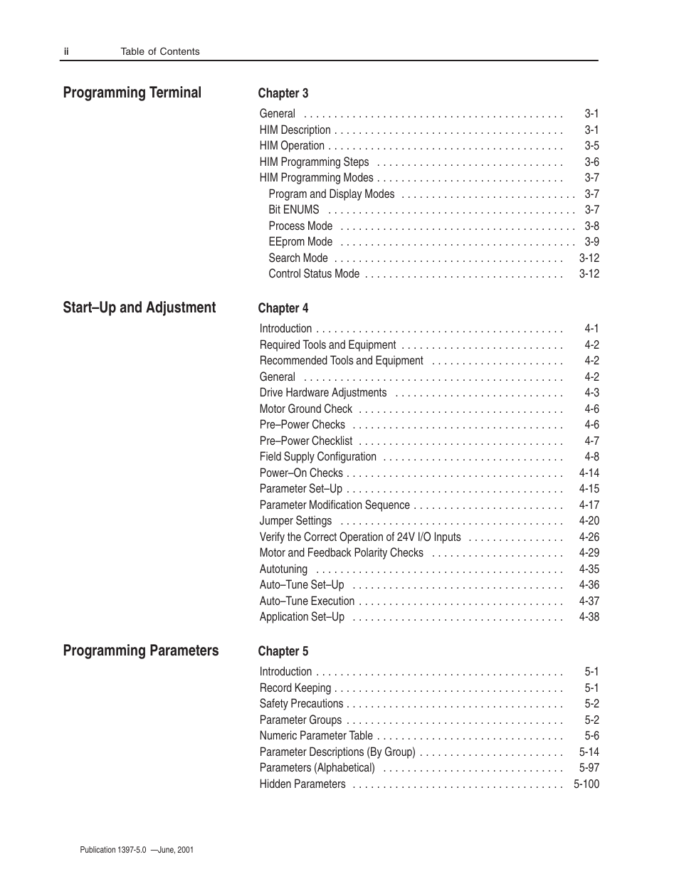 Rockwell Automation 1397 DC Drive Firmware 2.xx User Manual | Page 6 / 276