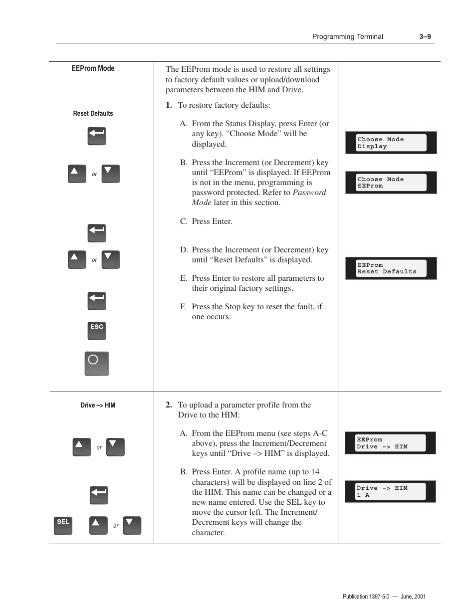Rockwell Automation 1397 DC Drive Firmware 2.xx User Manual | Page 67 / 276