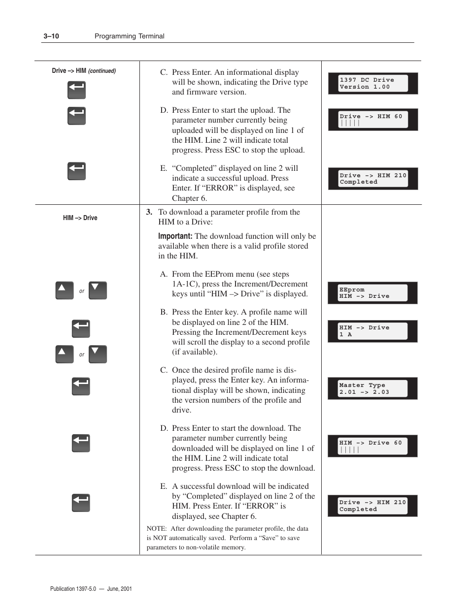 Rockwell Automation 1397 DC Drive Firmware 2.xx User Manual | Page 68 / 276