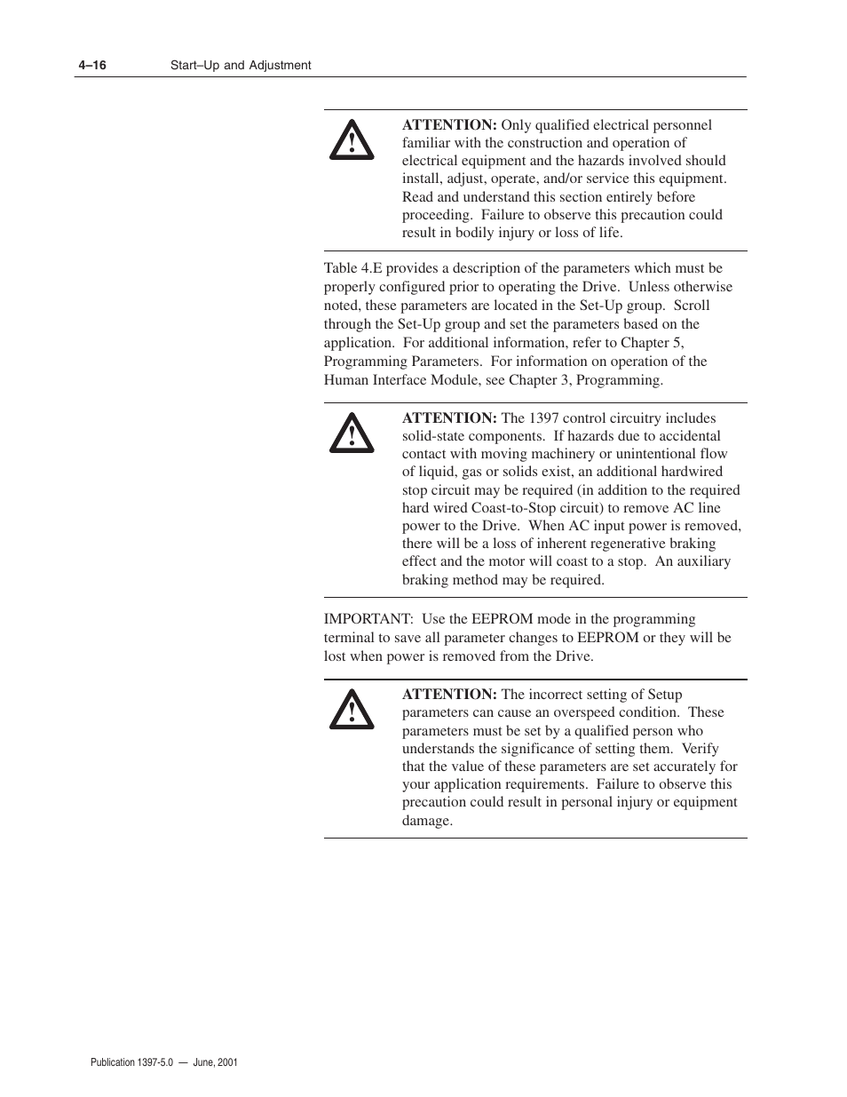 Rockwell Automation 1397 DC Drive Firmware 2.xx User Manual | Page 88 / 276