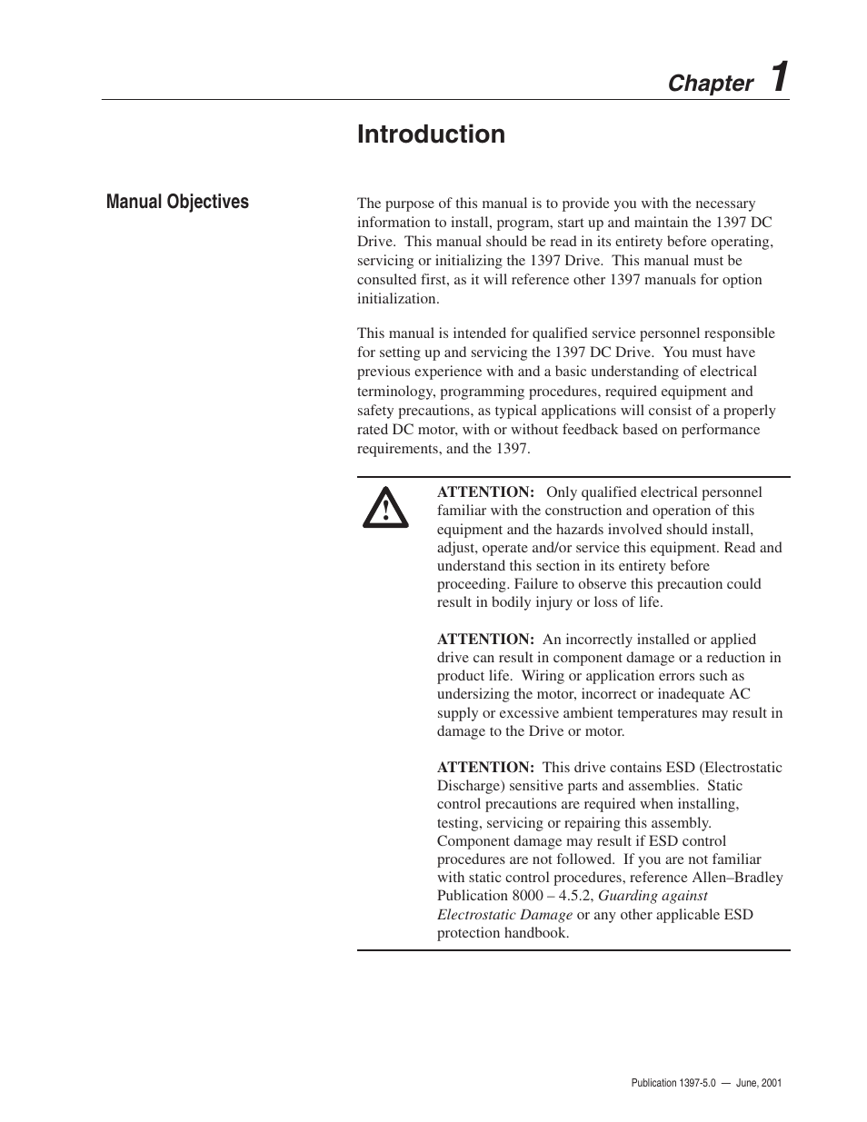 Introduction | Rockwell Automation 1397 DC Drive Firmware 2.xx User Manual | Page 9 / 276