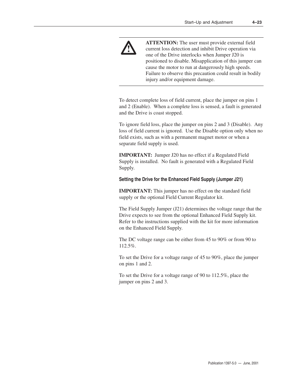Rockwell Automation 1397 DC Drive Firmware 2.xx User Manual | Page 95 / 276