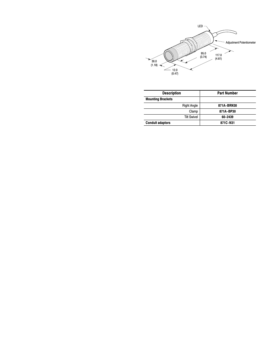 Rockwell Automation 873C Ultrasonic Sensors User Manual | Page 3 / 4