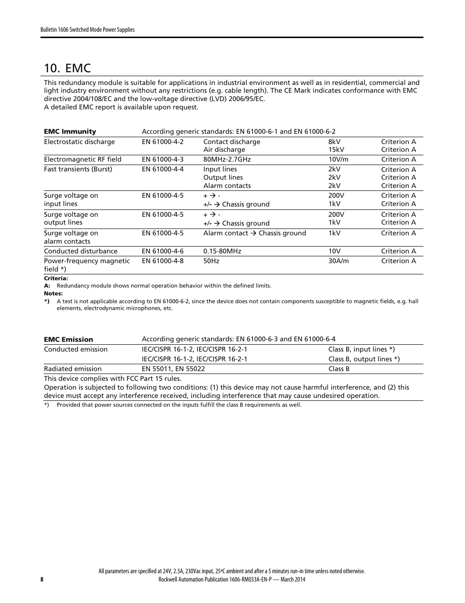 Rockwell Automation 1606-XLERED Power Supply Reference Manual User Manual | Page 8 / 20
