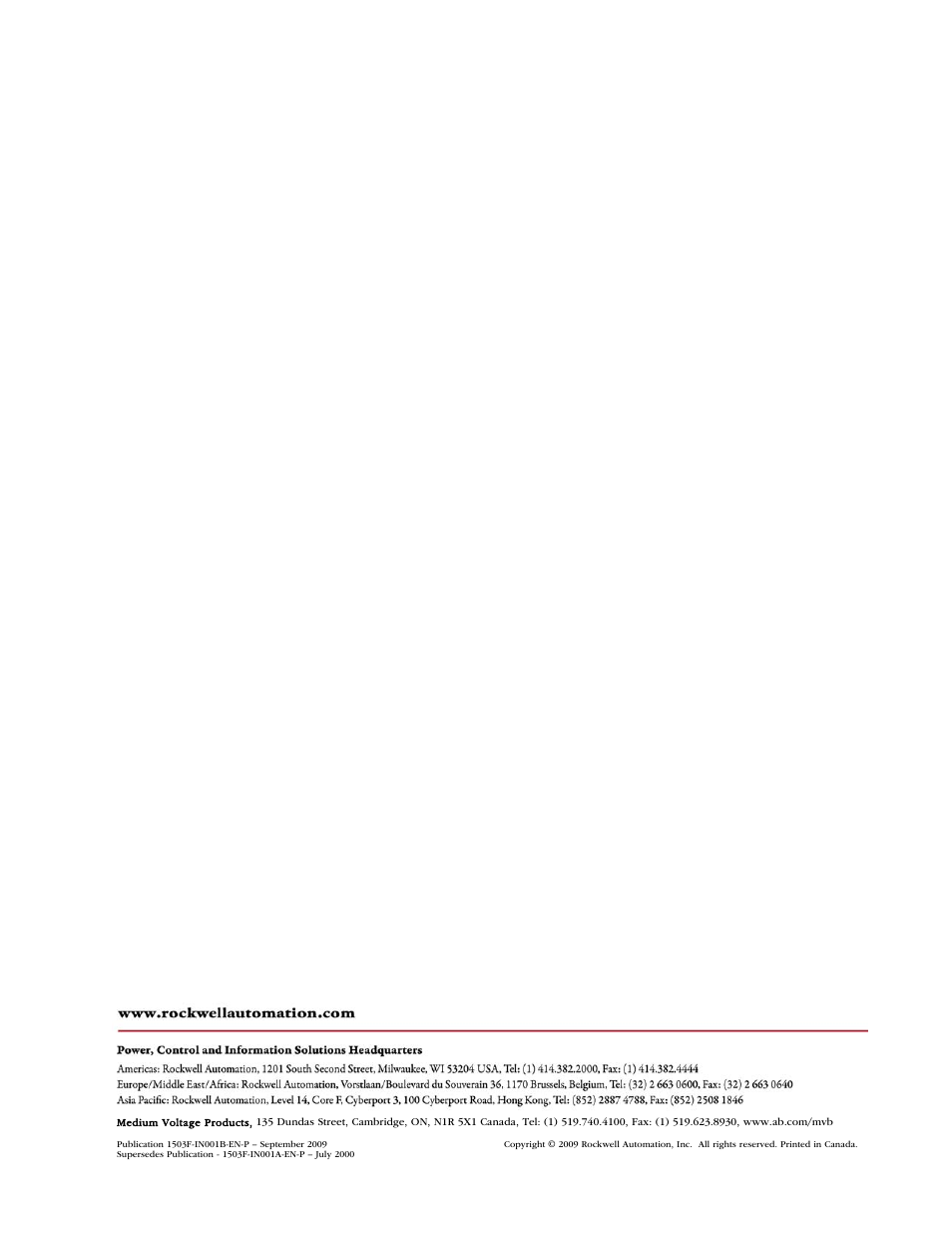 Rockwell Automation 1503F OEM Products - Isolation Switch Handle Module Instruction Sheet User Manual | Page 2 / 2
