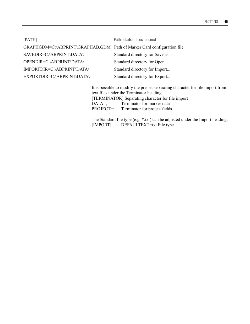 Rockwell Automation Allen-Bradley Plot Software User Manual User Manual | Page 45 / 46