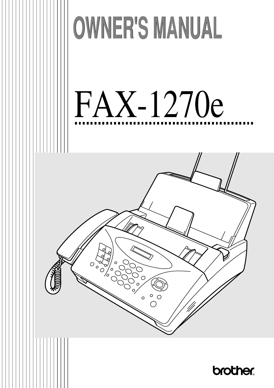 Brother IntelliFAX 1270e User Manual | 108 pages