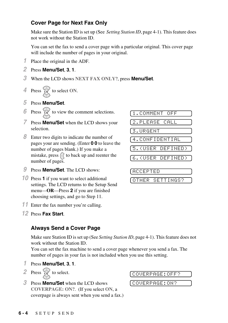 Brother IntelliFAX 1270e User Manual | Page 54 / 108