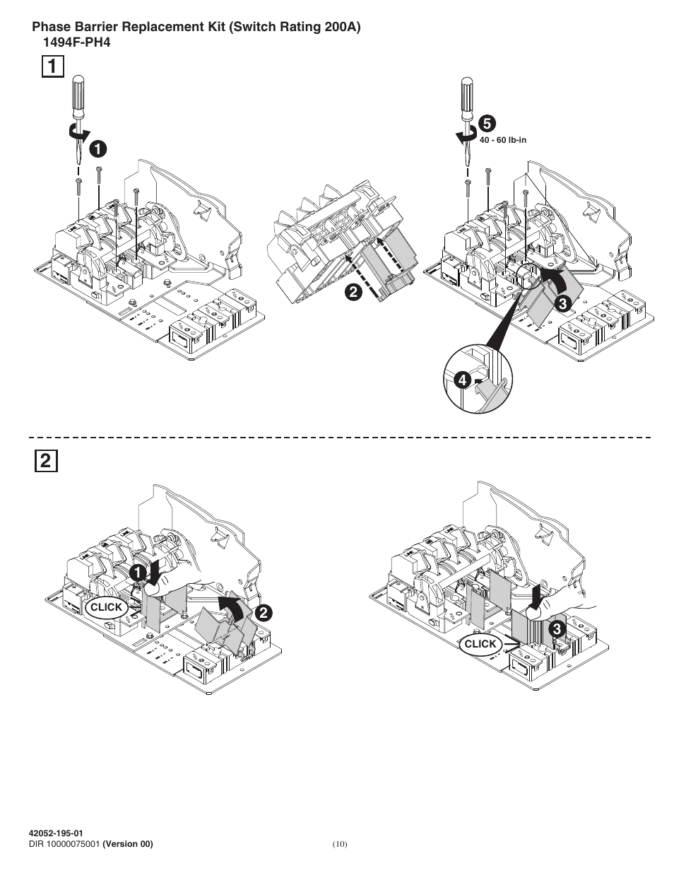 Rockwell Automation 1494F-N30_N60_N100_N200 (Series B) Fixed Depth Disconnect Switch (30A / 60A / 100A / 200A) User Manual | Page 10 / 20