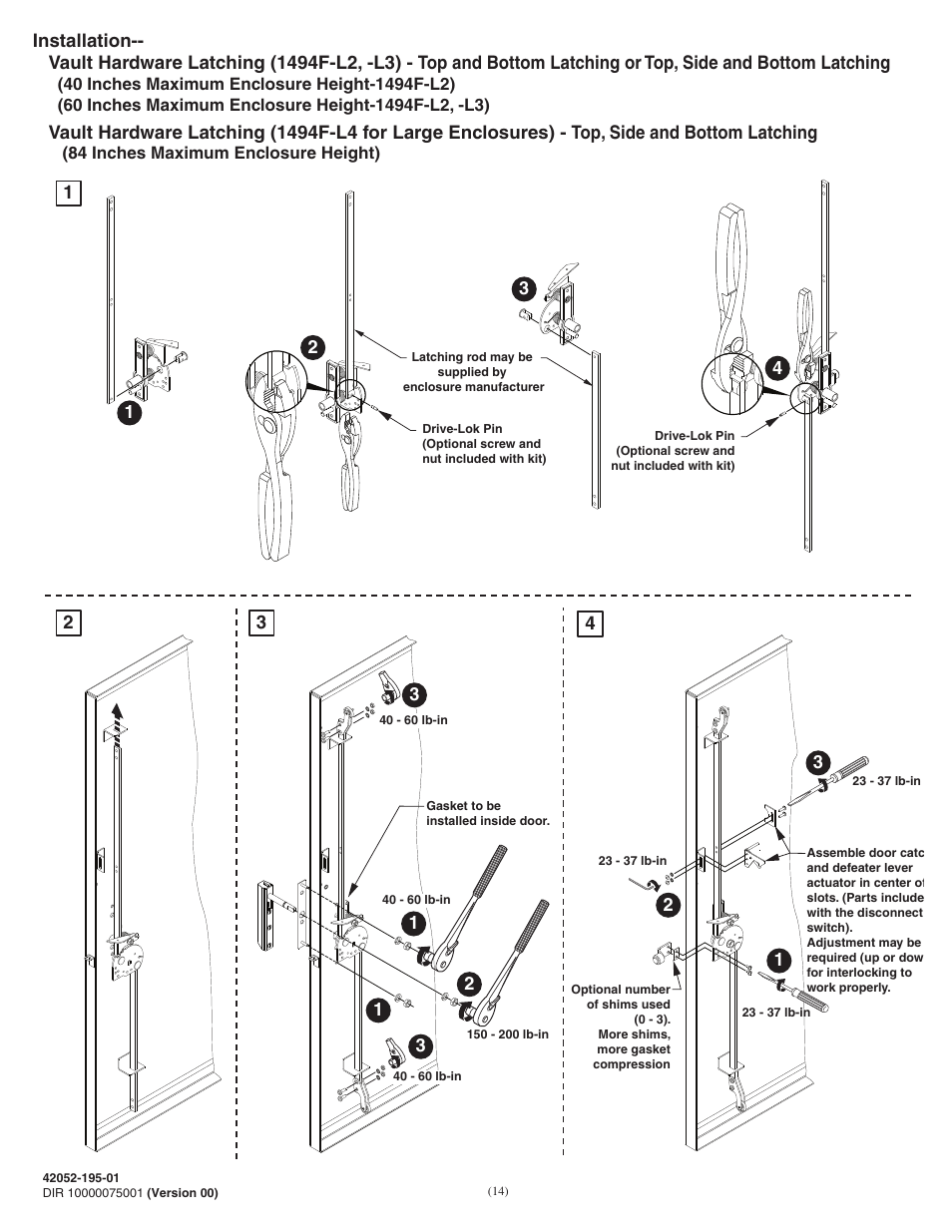 Rockwell Automation 1494F-N30_N60_N100_N200 (Series B) Fixed Depth Disconnect Switch (30A / 60A / 100A / 200A) User Manual | Page 14 / 20