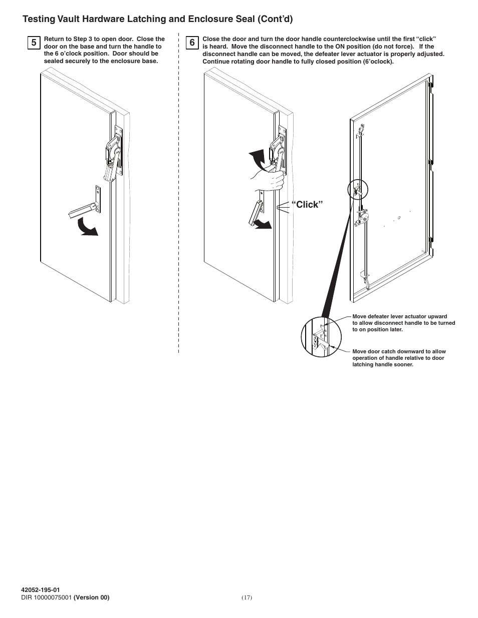 Click | Rockwell Automation 1494F-N30_N60_N100_N200 (Series B) Fixed Depth Disconnect Switch (30A / 60A / 100A / 200A) User Manual | Page 17 / 20